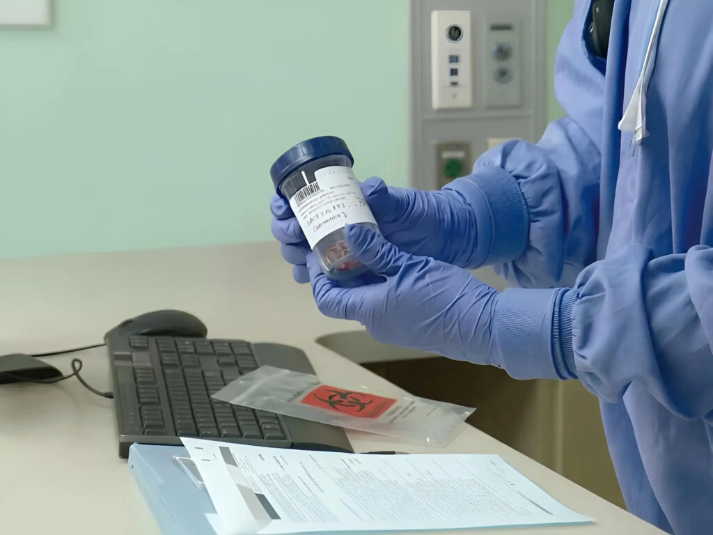 Robot to transport pathology specimens